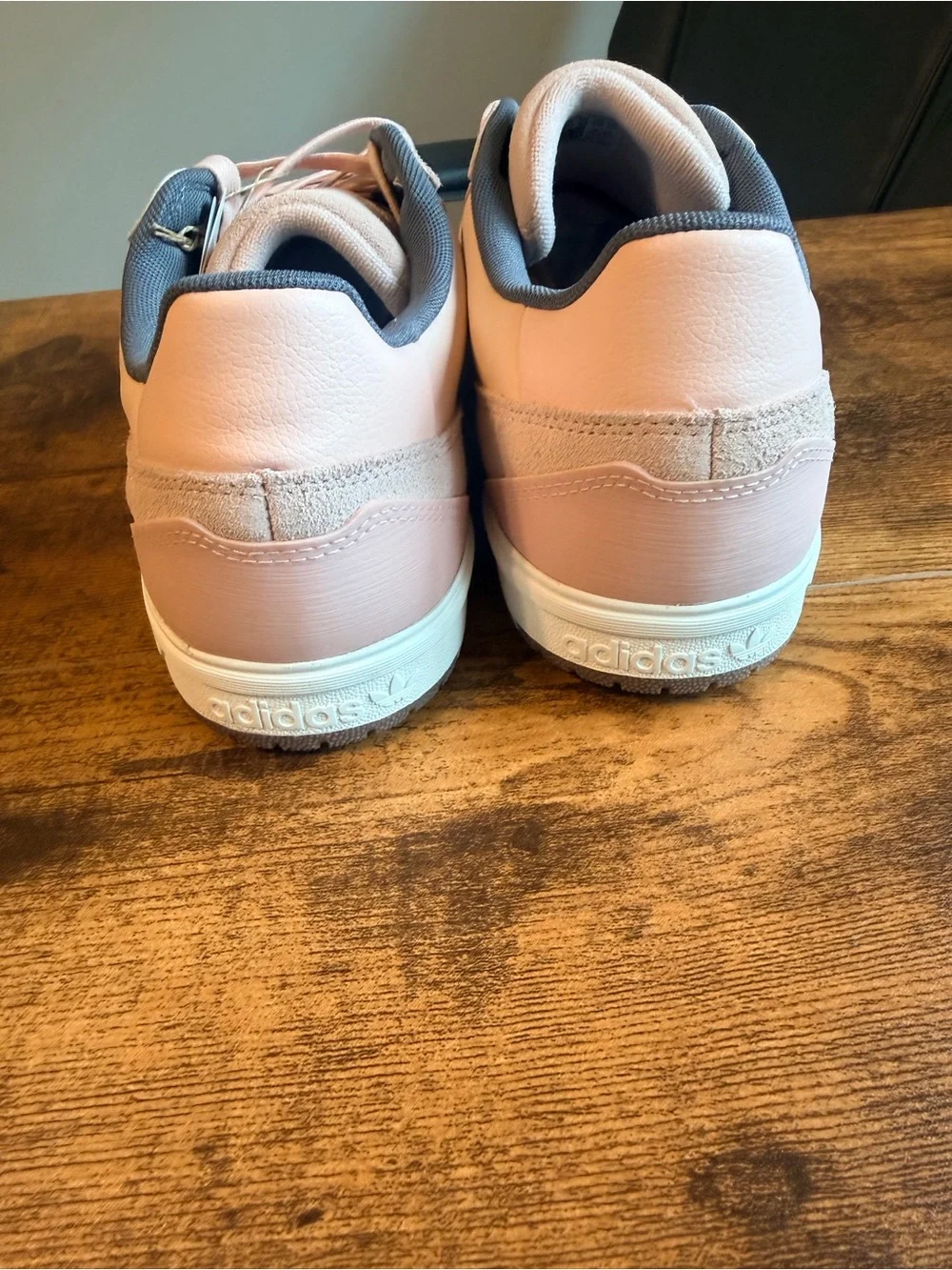 Adidas Tyshawn Pink and Gray Skate Shoes 13M